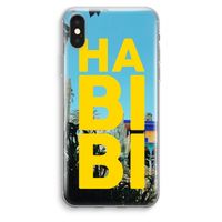 Habibi Majorelle : iPhone XS Max Transparant Hoesje