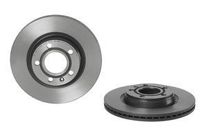 Remschijf COATED DISC LINE BREMBO, Remschijftype: Binnen geventileerd, u.a. für Audi, VW, Seat