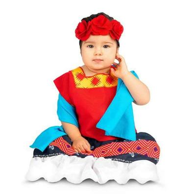 Kostuums voor Baby's My Other Me Frida Kahlo 4 Onderdelen Maat 12-24 Maanden