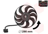 Koelventilatorwiel VAN WEZEL, Diameter (mm)290mm, Inbouwplaats: Binnen, Spanning (Volt)12V, u.a. für Audi, Seat, Skoda, VW