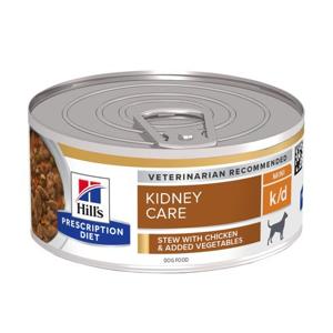 Hill&apos;s Prescription Diet k/d Kidney Care Stoofpotje voor hond met Kip & toegevoegde Groenten 156g blik