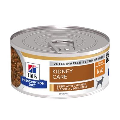 Hill&apos;s Prescription Diet k/d Kidney Care Stoofpotje voor hond met Kip & toegevoegde Groenten 156g blik