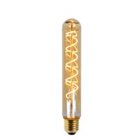 Lucide T32 - Filament lamp - Ø 3,2 cm - LED 3 StepDim (Memory) - E27 - 1x4,9W 2200K - Amber