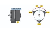 Bosch Alternator/Dynamo 6 033 GB2 009 - thumbnail