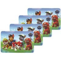 4x stuks placemats voor kinderen Paw Patrol 43 x 28 cm