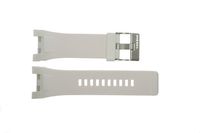 Horlogeband Diesel DZ4286 / Bugout Rubber Wit 32mm