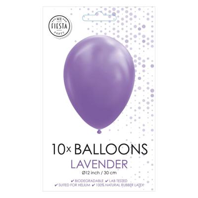 Globos Ballonnen lavendel 30cm, 10st.
