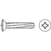 TOOLCRAFT 141851 Tapschroeven M8 16 mm Kruiskop Phillips DIN 7516 Staal Galvanisch verzinkt 500 stuk(s)