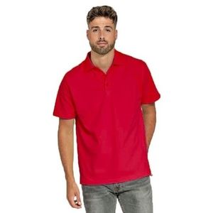 Poloshirt heren rood   -