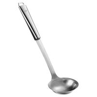 5Five Soep/saus opscheplepel - zilver - RVS - 32 cm - Keukengerei - Robuust/duurzaam   - - thumbnail