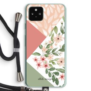 Sweet heaven geometrics: Pixel 5a 5G Transparant Hoesje met koord