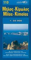 Wegenkaart - landkaart 110 Milos Kimolos | Road Editions