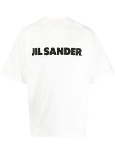 Jil Sander t-shirt en coton à logo imprimé - Blanc