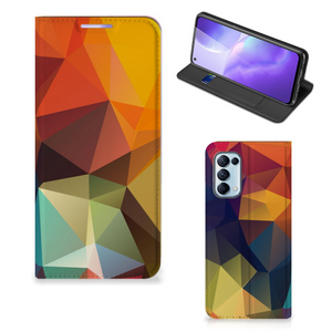 OPPO Find X3 Lite Stand Case Polygon Color