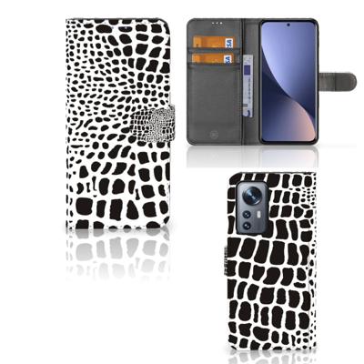 Xiaomi 12 Pro | Telefoonhoesje | Met pasjeshouder | Slangenprint