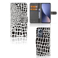Xiaomi 12 Pro | Telefoonhoesje | Met pasjeshouder | Slangenprint