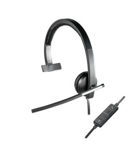 Logitech H650e Headset Hoofdband Zwart, Grijs