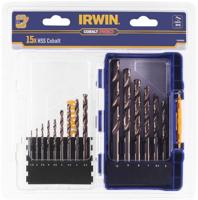 Irwin HSS Cobalt metaalborenset 15-delig