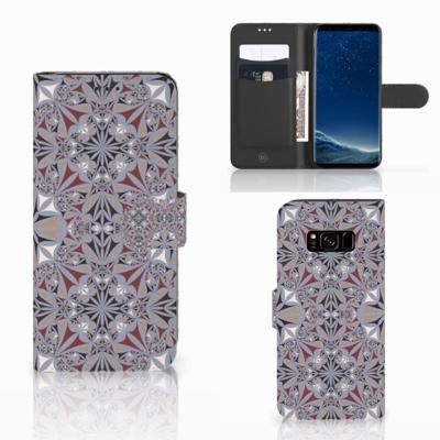 Samsung Galaxy S8 | Bookcase | Flower Tiles