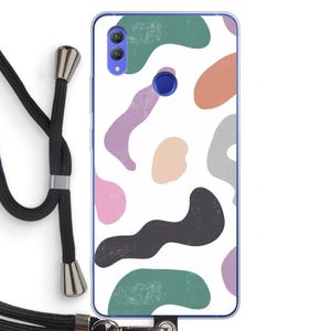 Memphis Shapes: Honor Note 10 Transparant Hoesje met koord