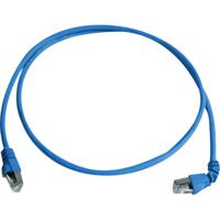 Telegärtner 100008291 RJ45 Netwerkkabel, patchkabel CAT 6A S/FTP 2.00 m Blauw Vlambestendig, Halogeenvrij 1 stuk(s)