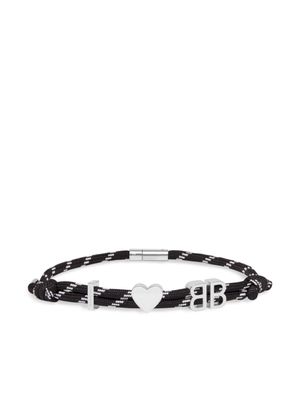 Balenciaga collier ras-de-cou à logo - Noir