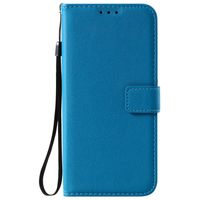 Samsung Galaxy S10 hoesje - Bookcase - Pasjeshouder - Portemonnee - Camerabescherming - Kunstleer - Blauw - thumbnail