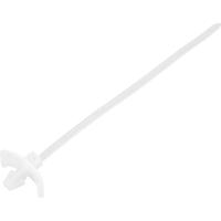 TRU COMPONENTS TC-13030668 TC-WM-100-2.5-N Kabelbinder 100 mm 2.5 mm Natuur Met vleugelsluiting, Chemische bestandigheid 100 stuk(s)