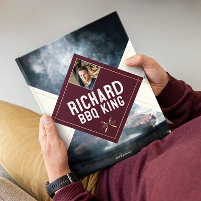 Barbecue kookboek "BBQ King/Queen" personaliseren