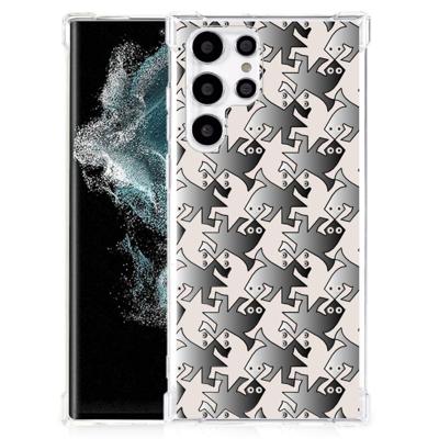 Samsung Galaxy S22 Ultra Case Anti-shock Salamander Grey Samsung Galaxy S22 Ultra Case Anti-shock Salamander Grey