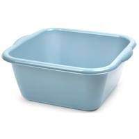 Plasticforte afwasteil - afwasbak - vierkant - kunststof - 15 liter - 39 x 16 cm - Blauw - wasteil
