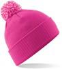 Beechfield CB450B Junior Snowstar® Beanie - Fuchsia/Off White - One Size