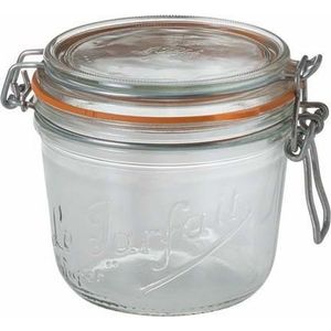 Weckpot/inmaakpot met beugelsluiting 500 ml