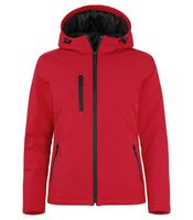 Clique 020953 Padded Hoody Softshell Lady - Rood - L
