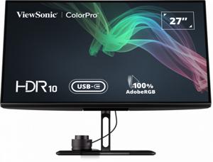 Viewsonic VP2786-4K LED-monitor Energielabel F (A - G) 68.6 cm (27 inch) 3840 x 2160 Pixel 16:9 5 ms USB-B, USB-A, USB-C, HDMI, DisplayPort, Hoofdtelefoon (3.5