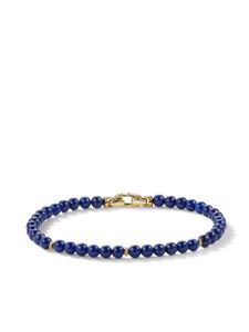 David Yurman bracelet 4 mm à perles - Bleu