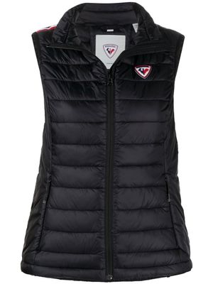 Rossignol gilet matelassé à col montant - Noir