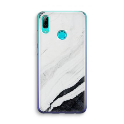 Elegante marmer: Huawei P Smart (2019) Transparant Hoesje