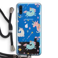 Fantasiewereld: Samsung Galaxy A50 Transparant Hoesje met koord