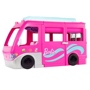 Barbie droomcamper met zwembad en accessoires