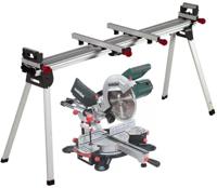 Metabo afkortzaag kgs 254 m met trekfunctie | nieuw model + ksu 401 onderstel - 690860000