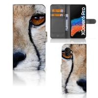Samsung Galaxy Xcover 6 Pro | Telefoonhoesje | Met pasjeshouder | Cheetah