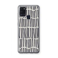Moroccan stripes: Samsung Galaxy A21s Transparant Hoesje