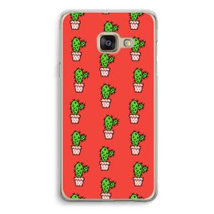 Mini cactus: Samsung A3 (2017) Transparant Hoesje