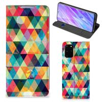 Samsung Galaxy S20 Plus | Hoesje met Magneet | Geruit