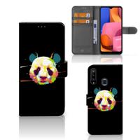 Samsung Galaxy A20s Leuk Hoesje Panda Color Samsung Galaxy A20s Leuk Hoesje Panda Color