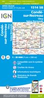 Topografische kaart - Wandelkaart 1514SB Condé-sur-Noireau | IGN - Institut Géographique National - thumbnail