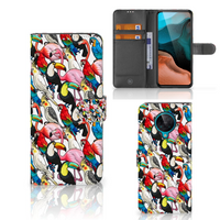 Xiaomi Poco F2 Pro Telefoonhoesje met Pasjes Birds - thumbnail