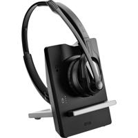 EPOS IMPACT D 30 USB ML On Ear headset Telefoon Draadloos, DECT Stereo Zwart Headset, Volumeregeling