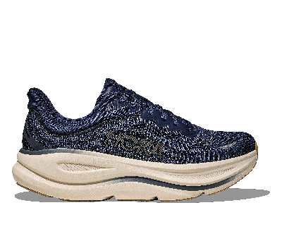 Hoka Bondi 9 wide hardloopschoenen midnight blue/varsity navy heren